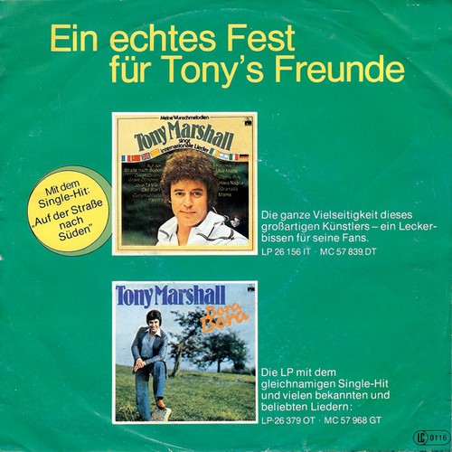 Tony marshall wir zahlen - marshall,